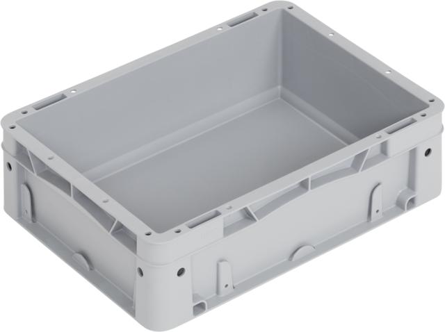 Přepravka Logiline Futura 4312.060.971 šedá, UÚ, uzavřená, ploché dno